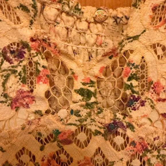 FREE PEOPLE WOMEN'S ADELLA FLORAL PRINT SLEEVELESS SLIP MINI DRESS - Picture 8 of 11